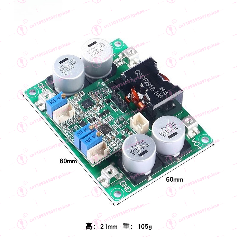 Step Down Dc Power Supply Module 1000W - Module d'alimentation abaisseur synchrone DC-DC 1000W,