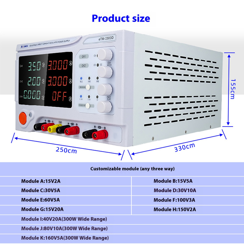 Alimentation linéaire de burea - Dual Channel Linear Power Supply 30V 5A avis et prix